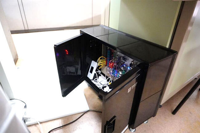 アクアポニックス家具に設置しているセンシングシステム