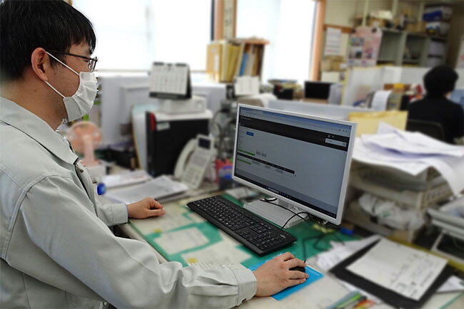 月末の集計作業が格段に効率化　パソコン操作も簡単で入力作業の労力も軽減した