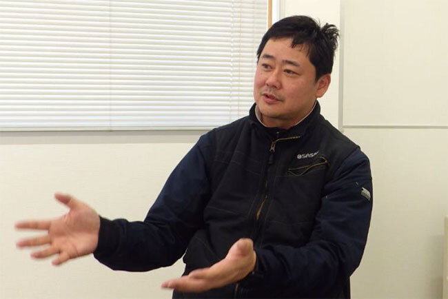 「情報化社会ではお客さんから直接指名される時代になる」と語る佐々木志郎社長
