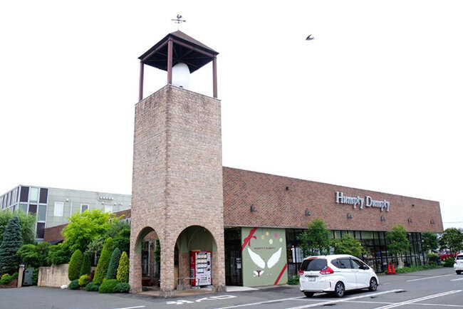 おとぎ話のお城のような雰囲気を持ったハンプティーダンプティー本店