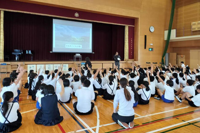 石原建工が取り組む地域貢献活動の様子