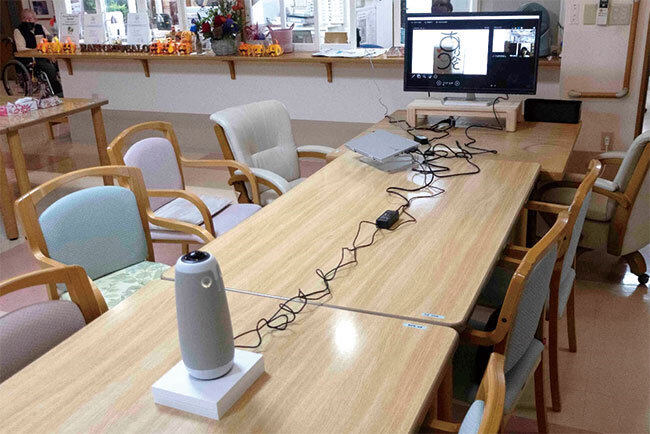 ヒルズ伊勢崎が研修用にヒルズ伊勢崎が導入したディスプレイなどのシステム