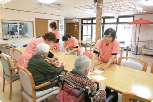 施設内は清潔に保たれ、介護施設特有のにおいもない