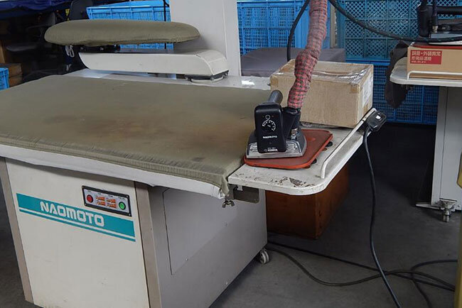 質感やボリューム感を確保するためのアイロン