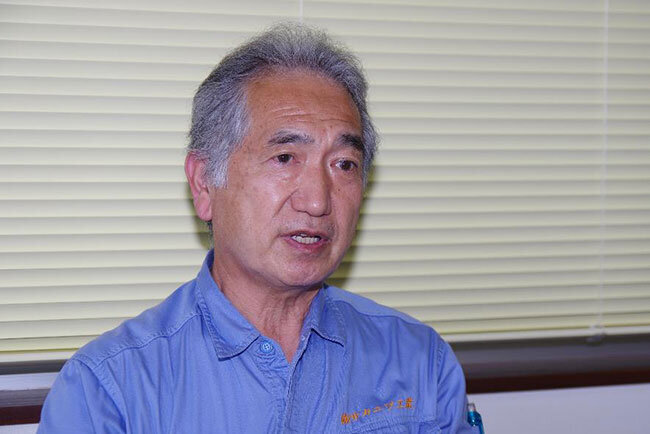 これからの事業展開について熱く語るサカニワ工業の木村社長