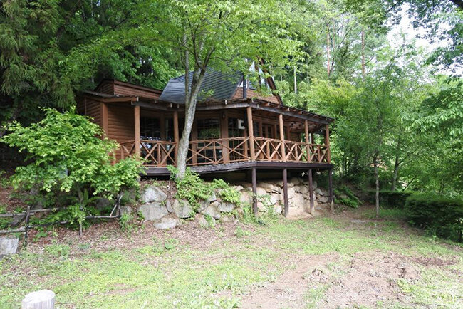 ログコテージ「シグナス」の外観