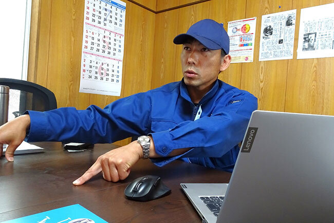 「もったいないと思って事業を引き継いだが、モノづくりが性に合っていたようだ」と話す神尾将光代表取締役社長