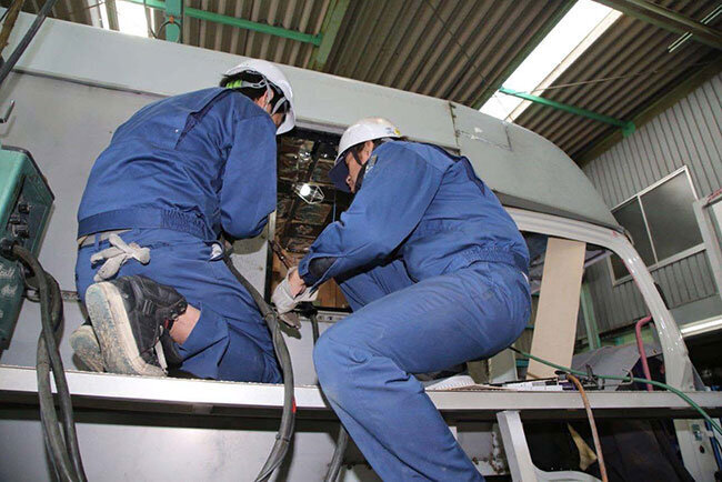 若手技術者への技能継承も課題だ