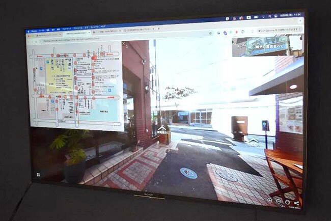 360度撮影カメラなどを駆使して完成させた商店街のバーチャル体験サイト