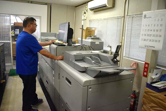 オンデマンド印刷機の導入により、少部数の受注が増えた