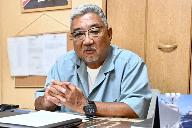 『安全第一』と仕事に臨む基本、そして人間としての節度の大切さを社員に常に伝えている