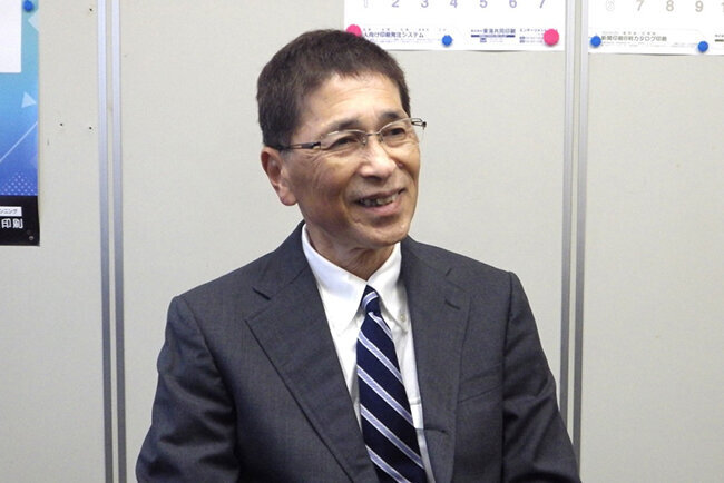 「長い歴史を経てきた技術の先進性が今日につながっている」と語る筒井斗志男社長