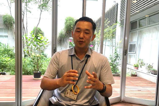 取材に応じてくれた平本副施設長