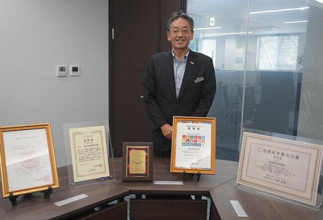 仲本工業の仲本豊代表取締役社長