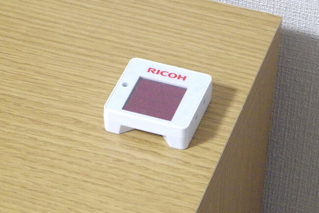 ショートステイきずなの居室に設置されているEH環境センサー