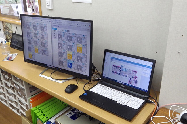 居室環境は事務所や共有スペースでも確認できる