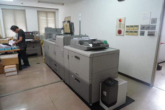 ファビオが導入しているオンデマンド印刷機