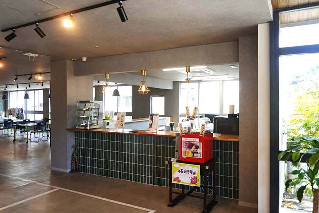 まちなかテラスに設けられているカフェテリア