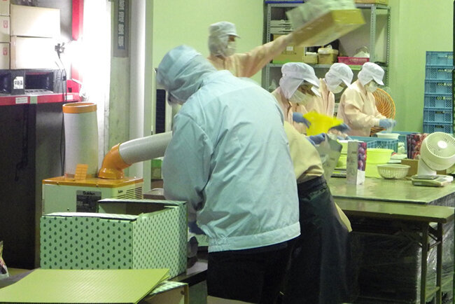 ODM製品の梱包工程