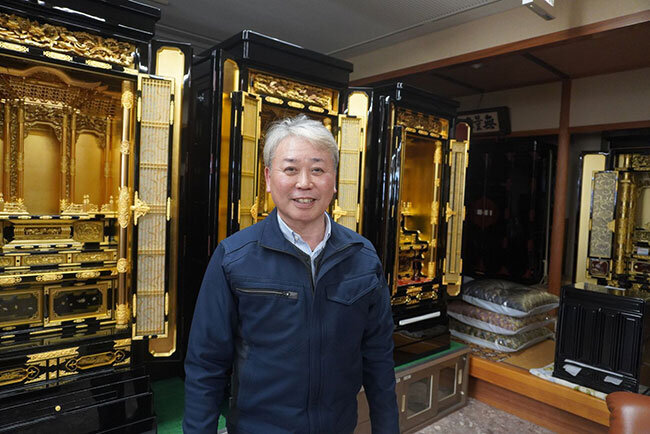 株式会社佐々木仏壇店の兼平三起也代表取締役