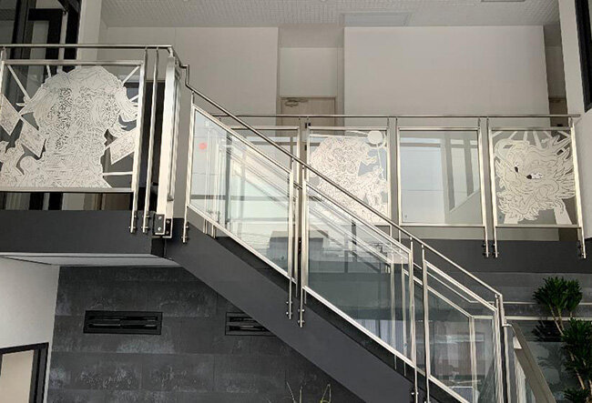 日本サインデザイン賞で、四国地区デザイン賞を受賞した装飾板金