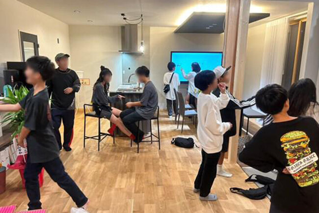 地域の子どもたちに開放されたモデルルーム（ホームページより）