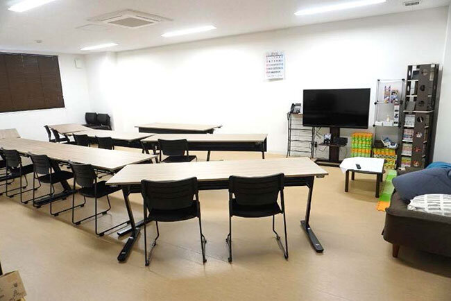 本社2階に設けている従業員のための休憩室