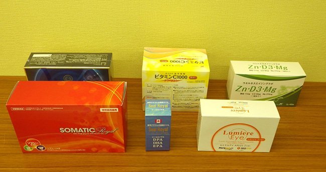 ウエルネスプラザの主な健康食品