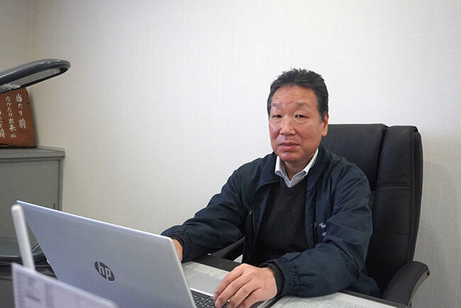 香川県建設労働組合の堺裕二書記長