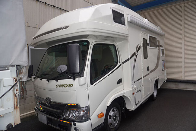 従業員の福利厚生に活用しているキャンピングカー