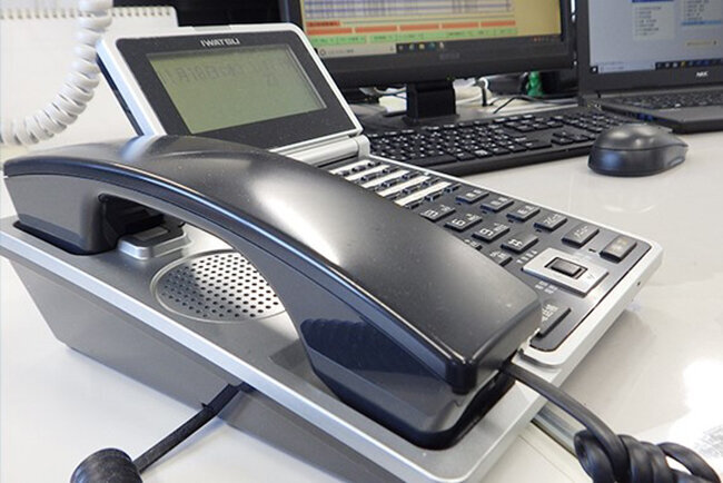 夜間休日対応の電話機