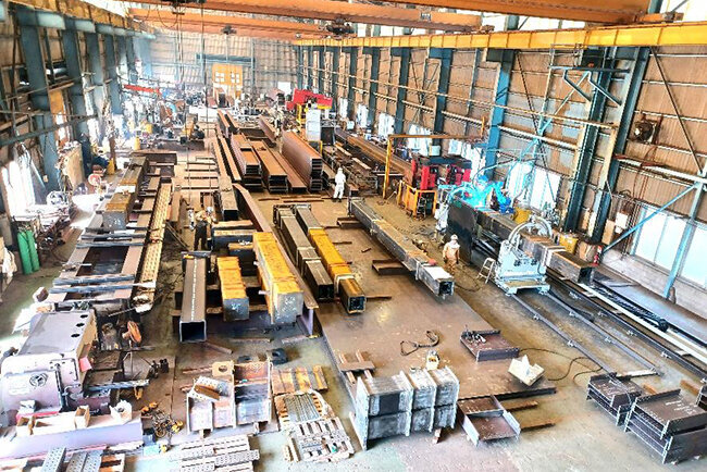 メタルテックの工場の様子