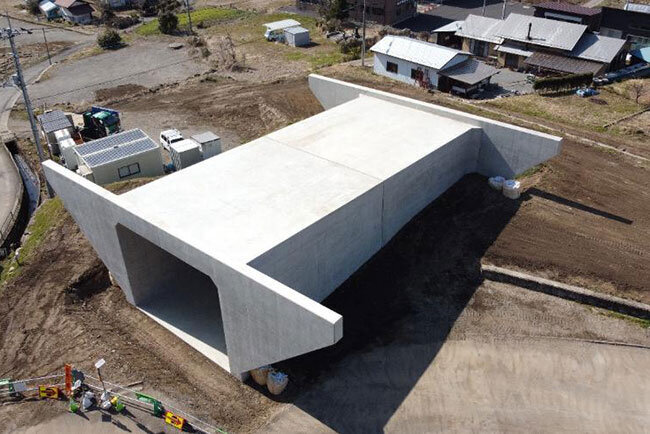 南波建設が手掛ける函渠（かんきょ）工事（南波建設提供）