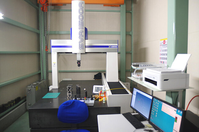 テクノオリジンの工場内に設置された3D検査装置