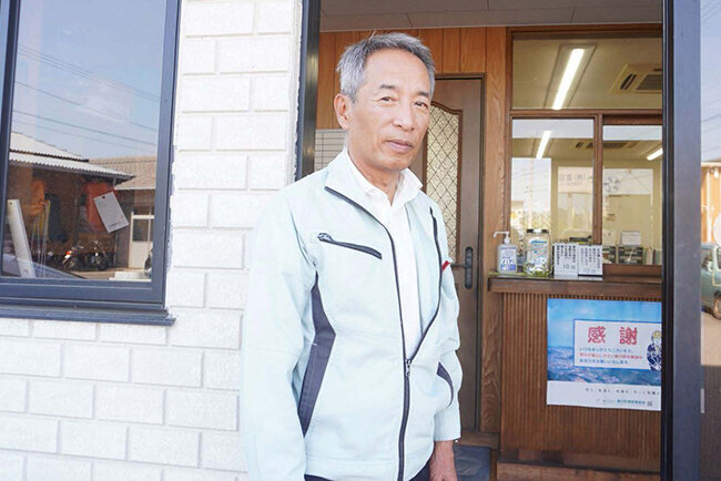 富田組の富田隆弘代表取締役