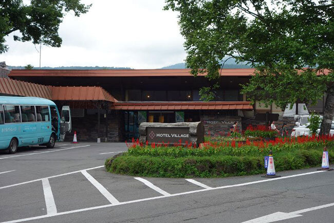 ホテルヴィレッジのエントランス