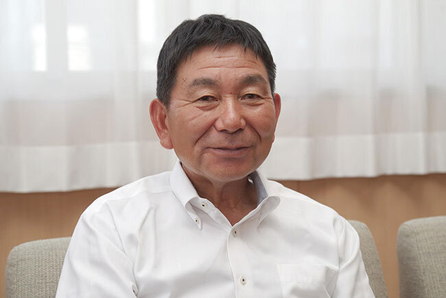 ICT推進の将来的な意義を話す小川社長