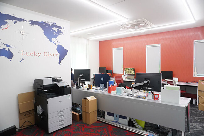 ラッキーリバーのオフィス