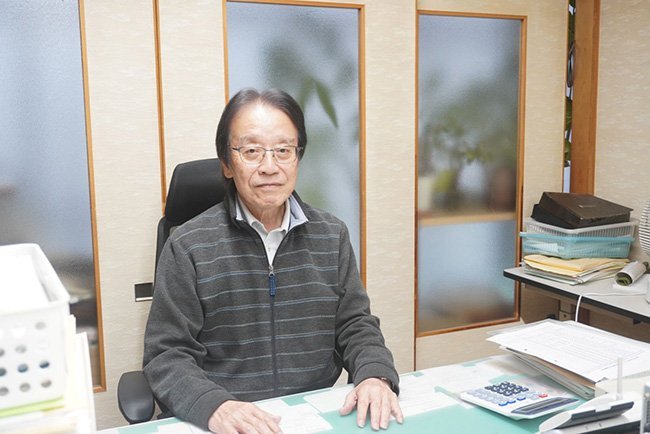 桂花園の小林謙次相談役