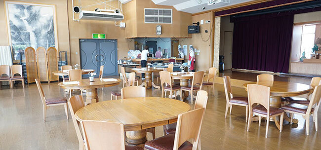 明星の最上階に設けられている地域の交流ホール「星徳館」