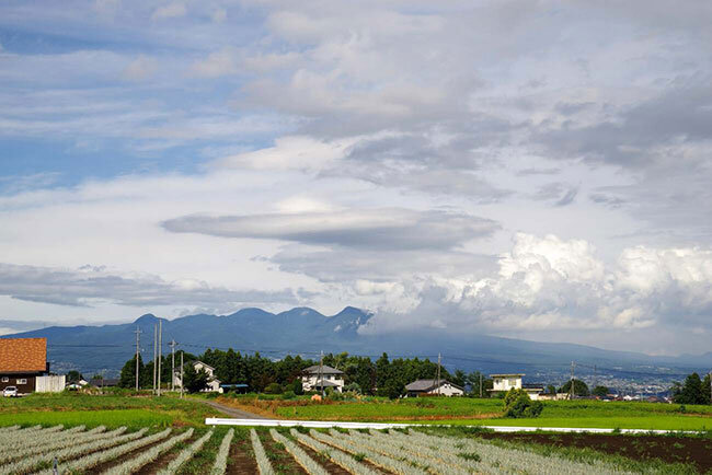 株式会社サーモテクノスの本社から望める赤城山