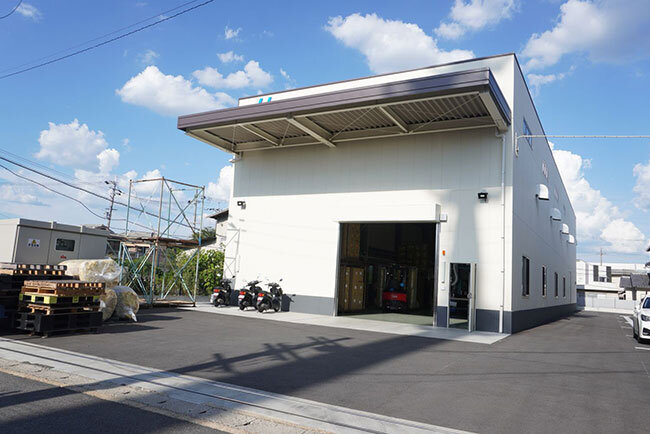 2024年7月に完成したユージー基材の新工場の外観