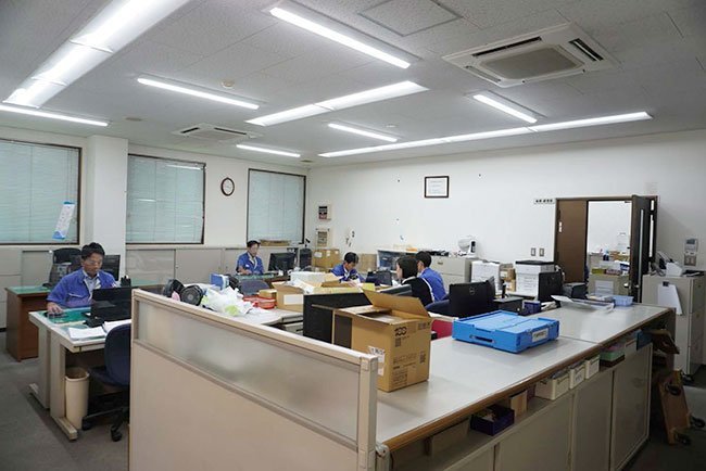 京都樹脂精工のオフィスの様子