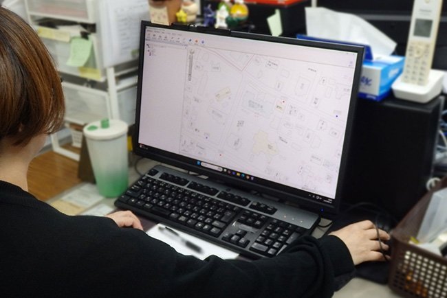 ごみステーションごとに番号を付けた位置情報を組み込んだ地図情報システム