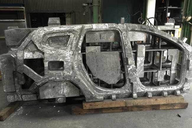 自動車ボディーの検査治具金型