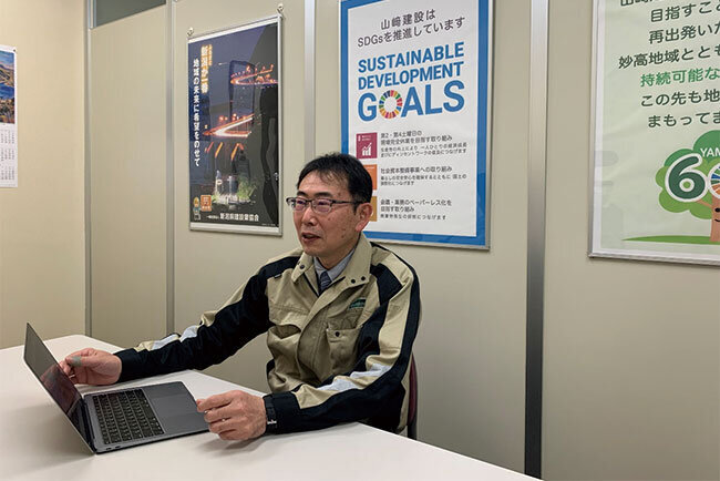 社員の働き方改革について話す総務部部長の大谷宗久氏