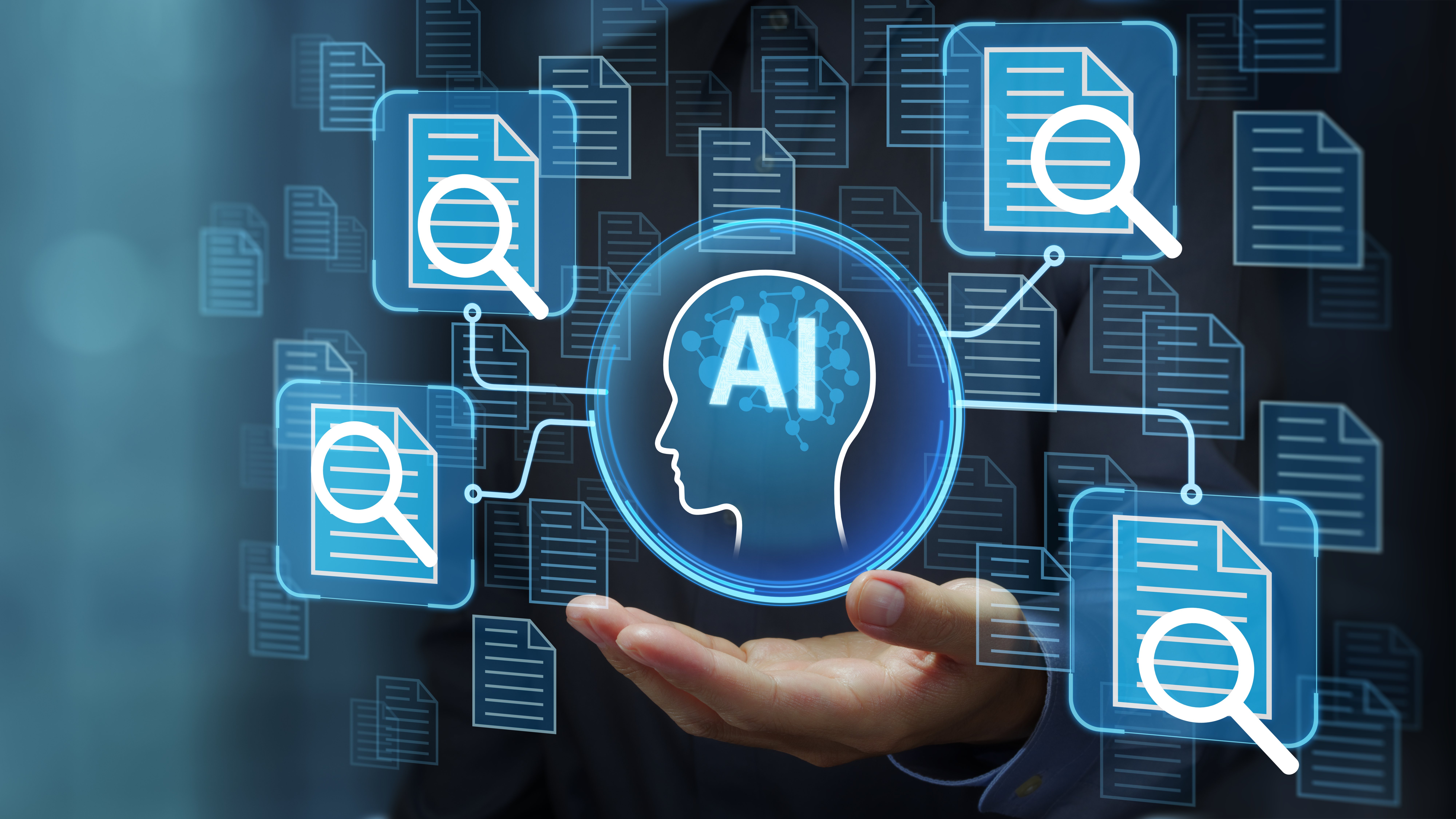 業務プロセスの効率化をイメージした図