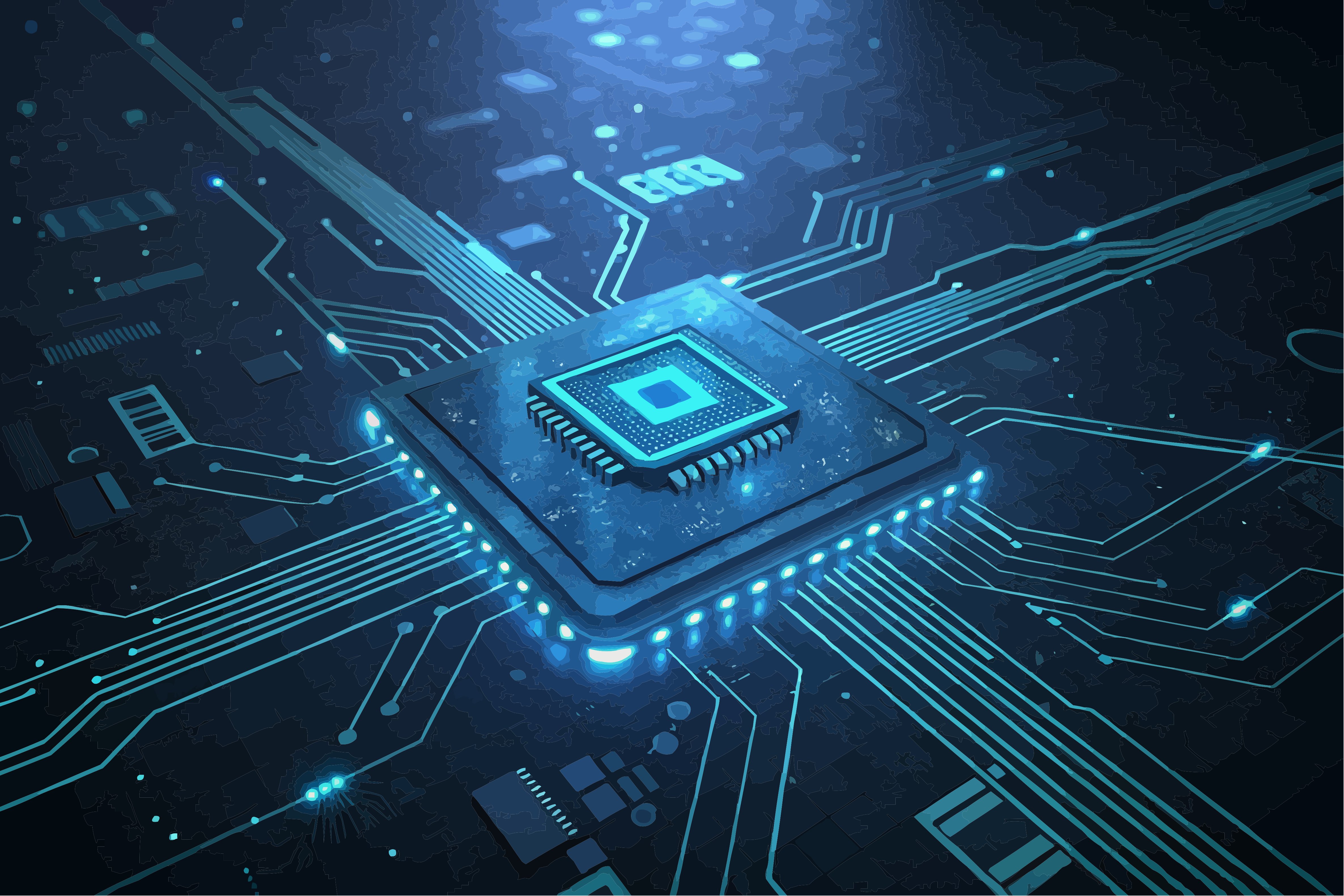 AI PCやCopilot+ PCのチップのイメージ