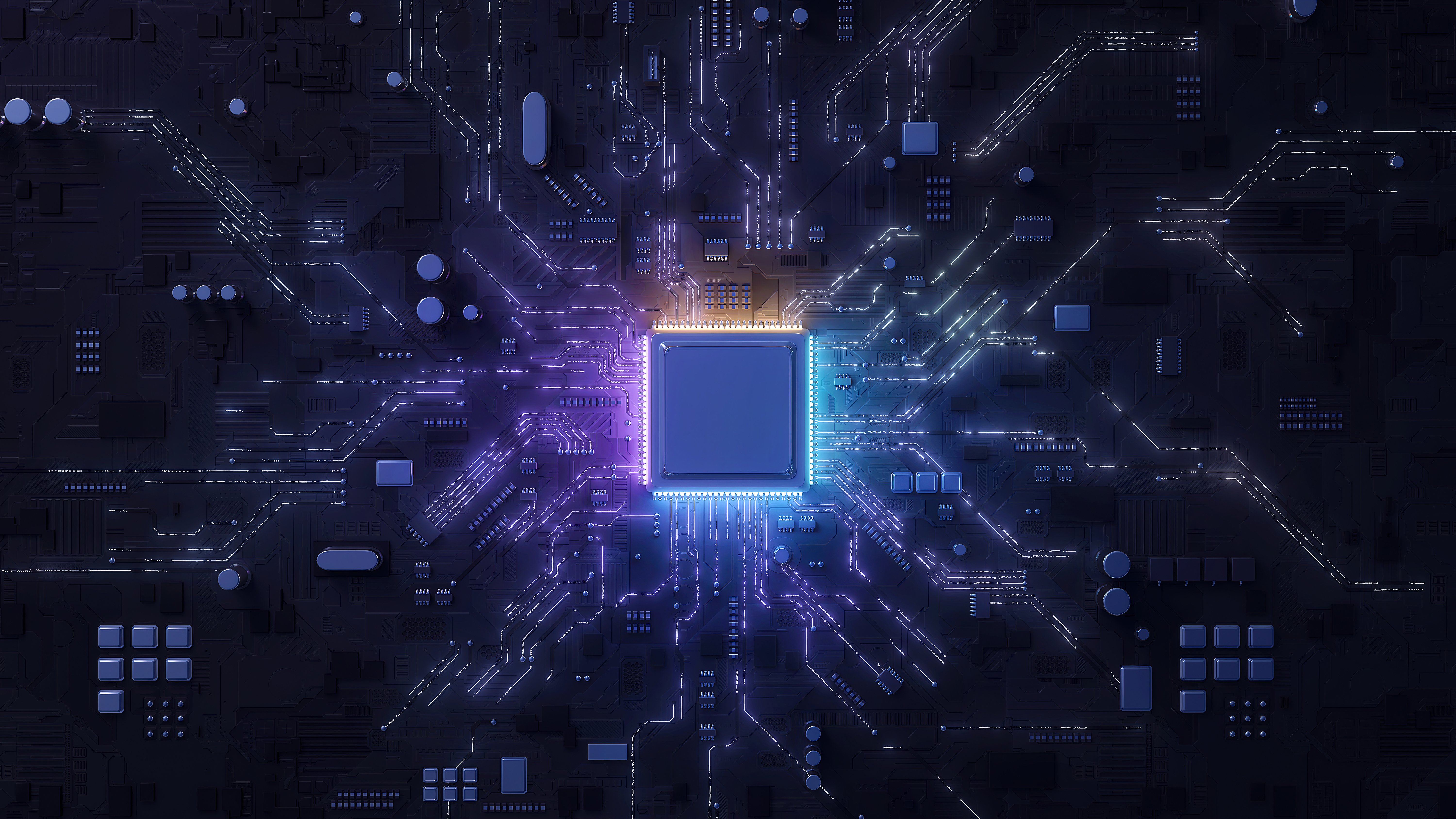 AI PCの技術背景を表現したチップのイメージ