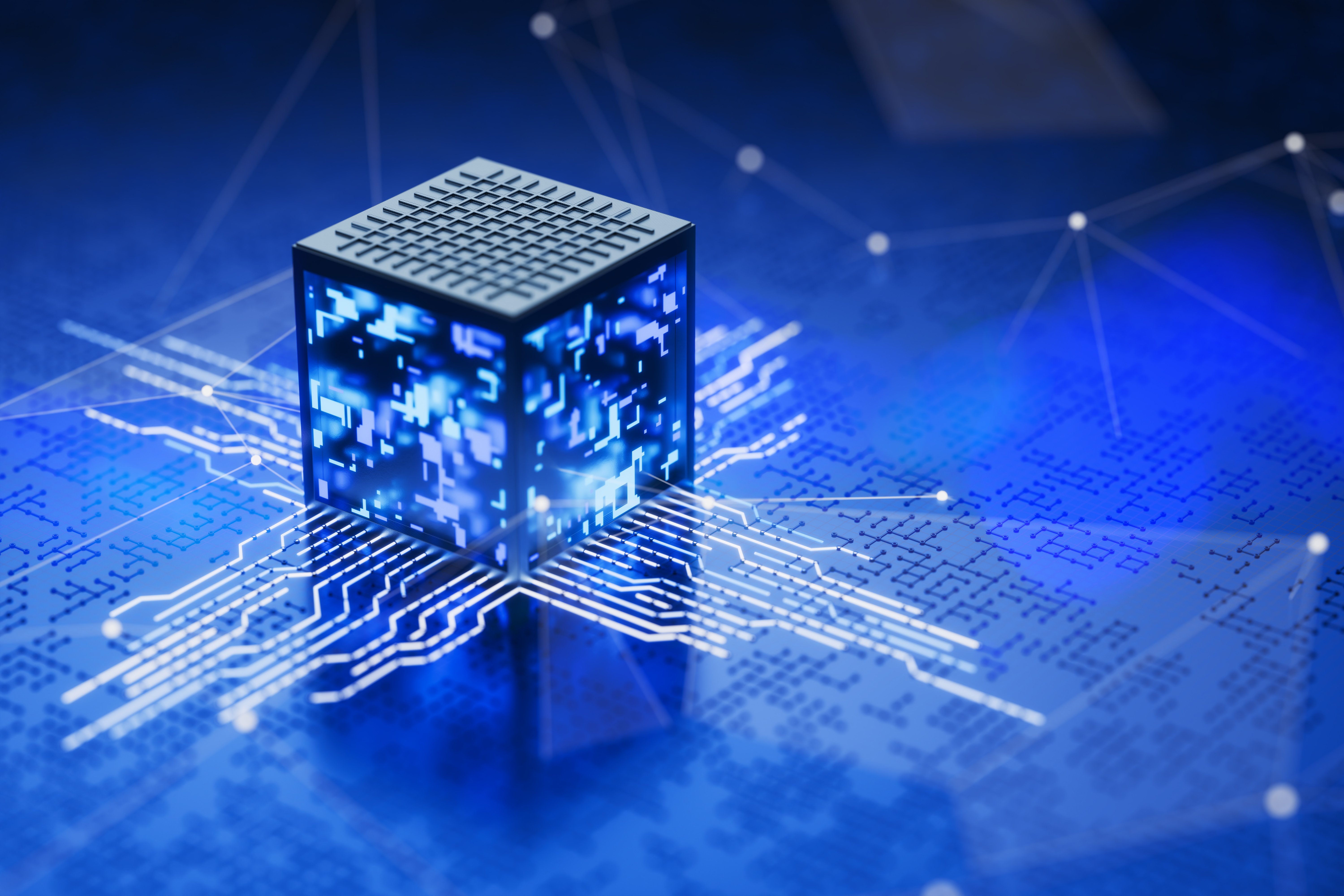 CPU・GPU・NPUの抽象的なイメージ